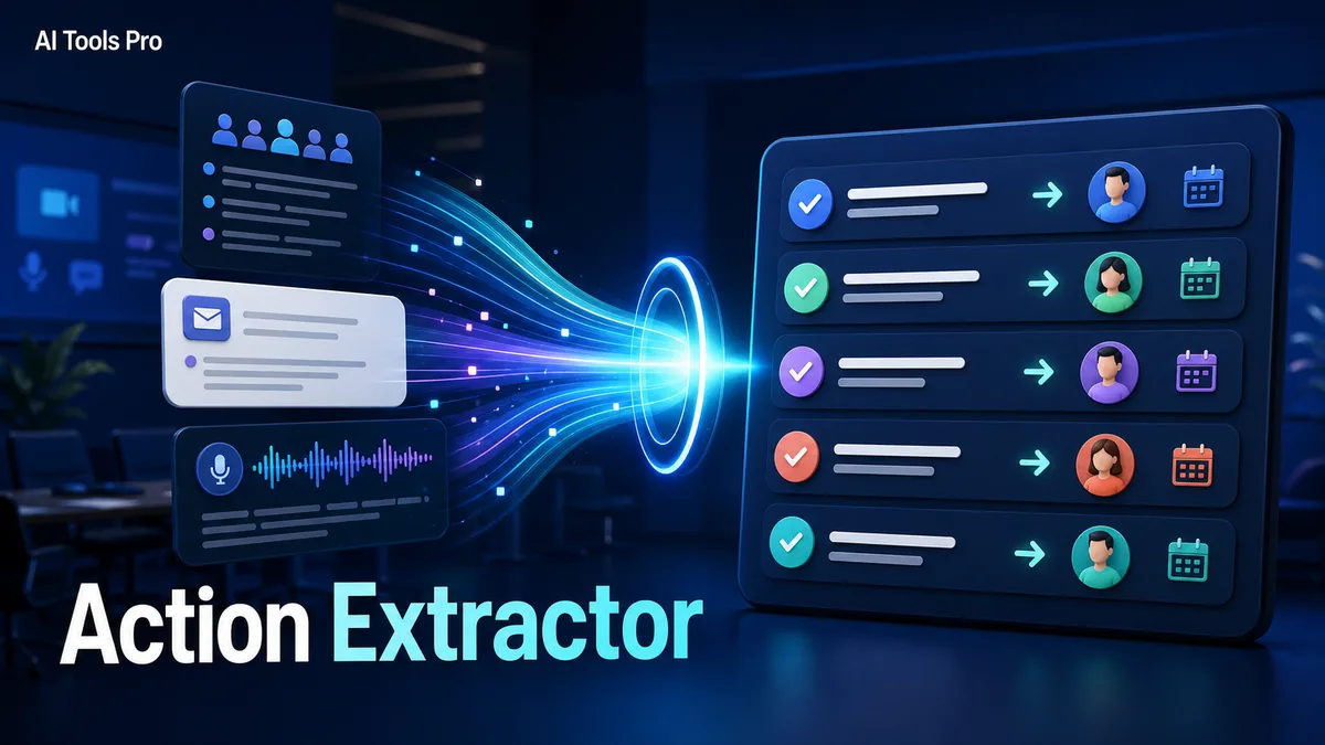 Action Extractor prompt visual