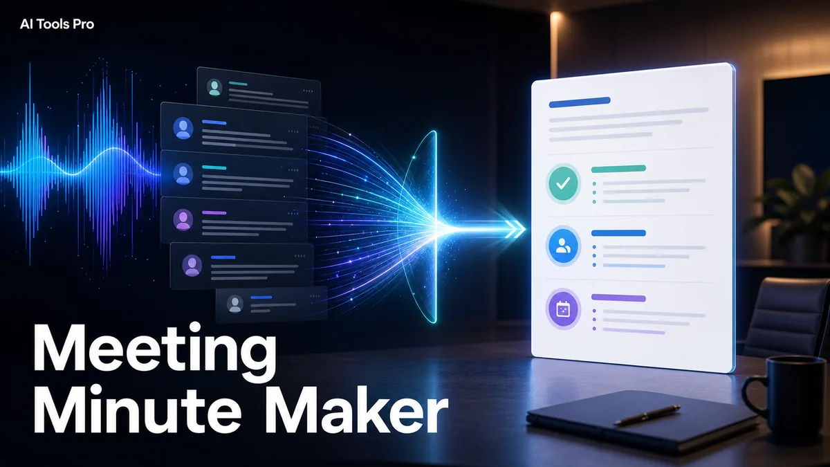 Meeting Minute Maker prompt visual
