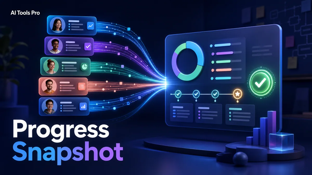 Progress Snapshot prompt visual
