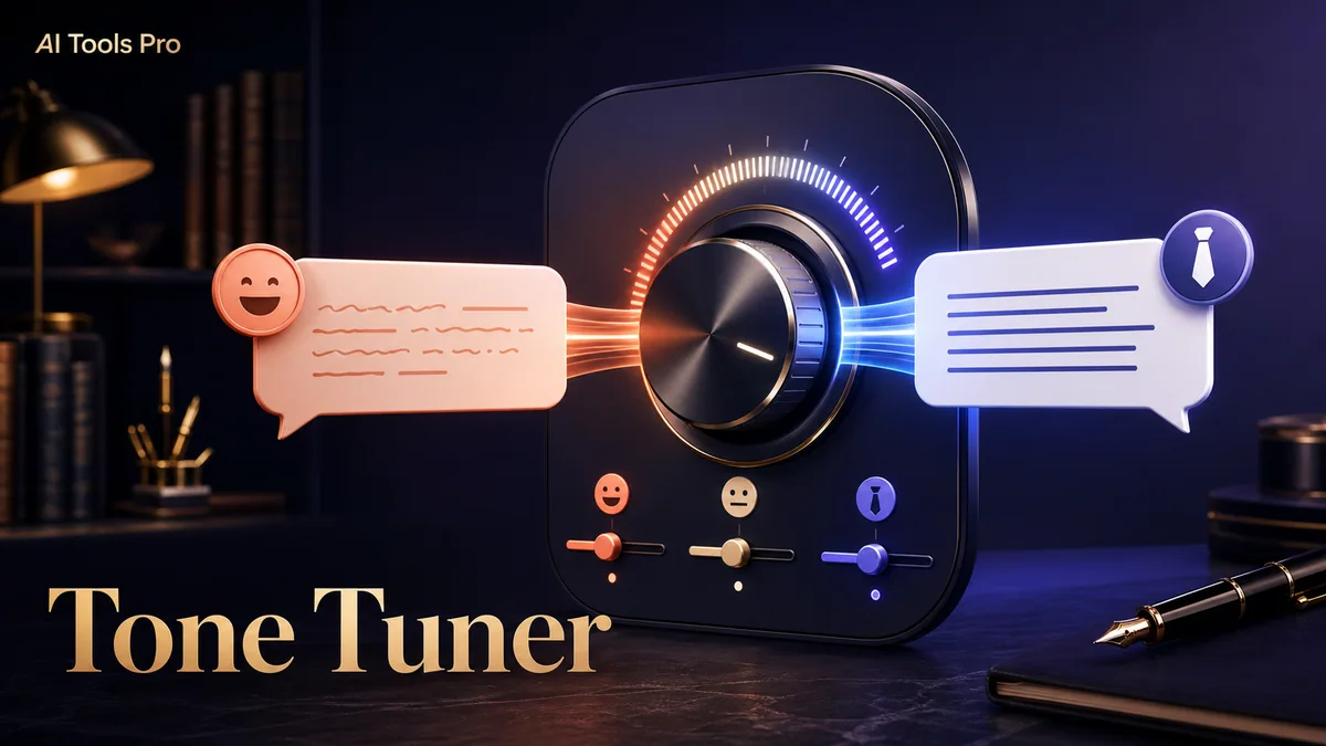Tone Tuner prompt visual