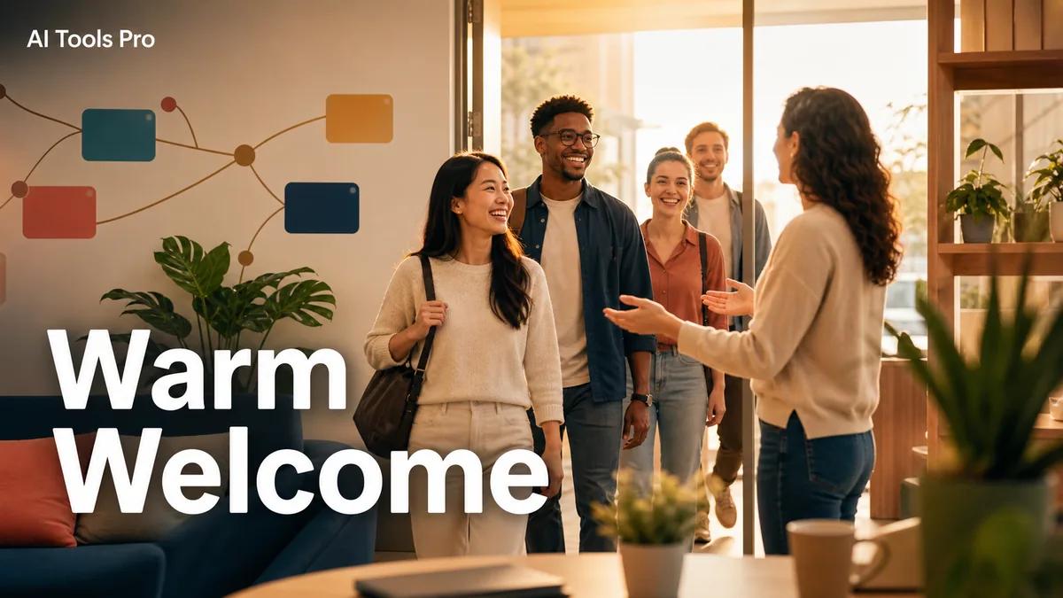 Warm Welcome prompt visual