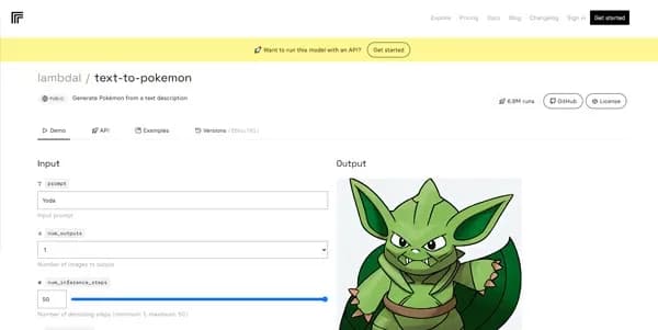 Text to Pokemon