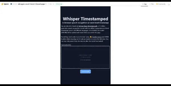 Whisper Timestamped