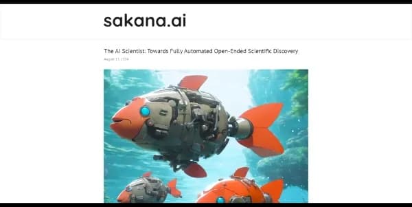 The AI Scientist by Sakana
