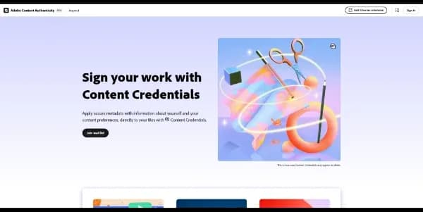 Adobe Content Credentials