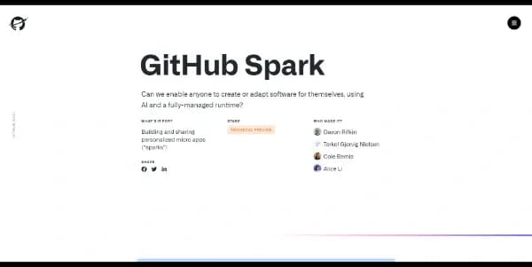 GitHub Spark