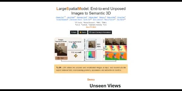 LargeSpatialModel (LSM)
