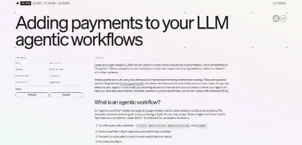 Stripe Agentic Workflow