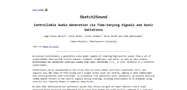 Sketch2Sound Adobe
