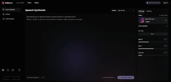 Hailuo AI Audio