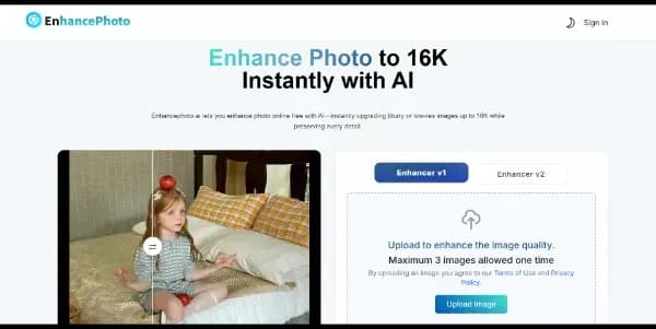 EnhancePhoto AI
