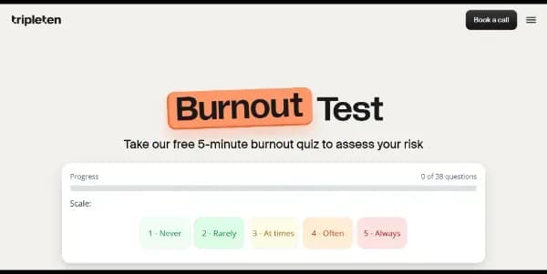 TripleTen Burnout Test