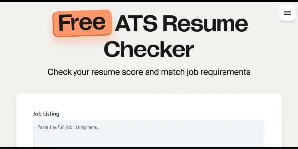 ATS Resume Checker