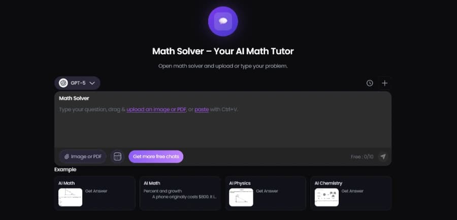 AI Math Solver