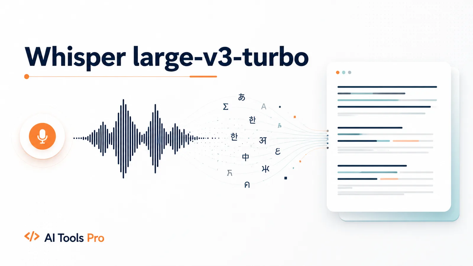 Whisper large-v3-turbo