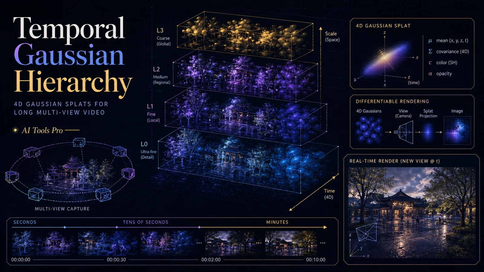 Temporal Gaussian Hierarchy