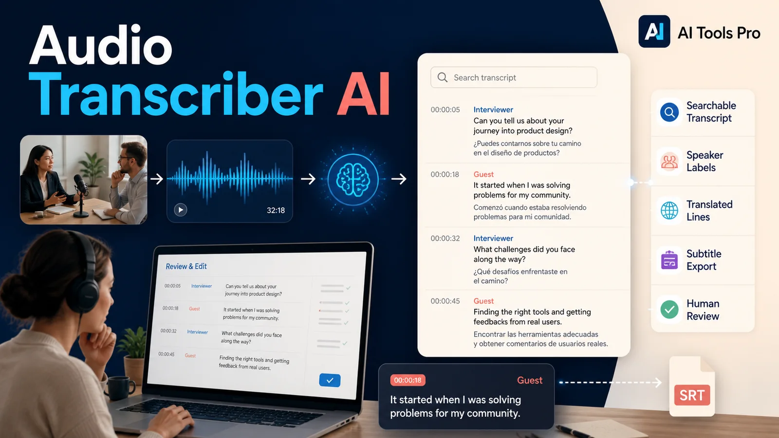 Audio Transcriber AI